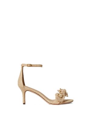 Allie M Flwr-Sandals-Heel Sandal-Textured Raffia LAUREN RALPH LAUREN | Sandalo | 802P10642001
